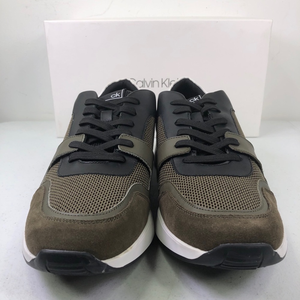 CALVIN Klein Dudley Silky Suede Smooth Calf Shoes - Picture 7 of 10